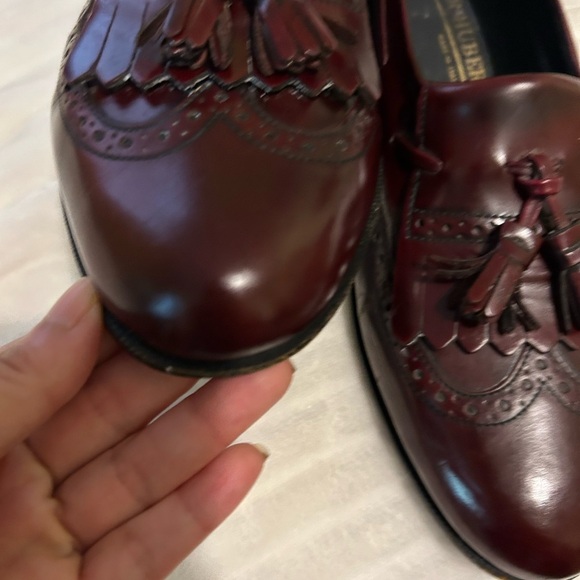 Peter Huber Men's ox blood Loafers sz 10.5 - Picture 3 of 10